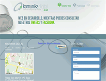 Tablet Screenshot of komunikadigital.es